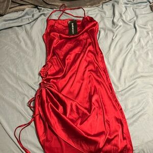 Burgundy SHEIN dress new